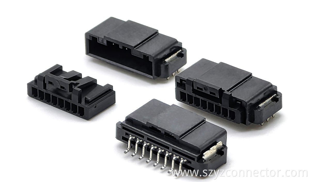 GT8E2.0mm Pitch Wafer Right-Angle SMT Automotive Pin header Connector 8P